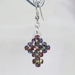 Hook pierces - Silver brass - Earrings Theophanie - Hook pierces - Silver brass - Laiton argenté